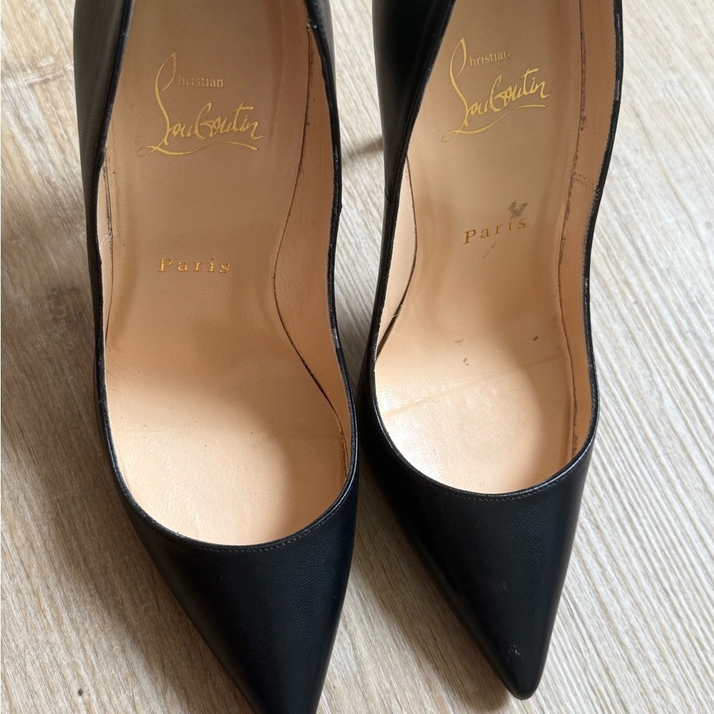 Christian Louboutin Black Stiletto Heels - Picture 5 of 6